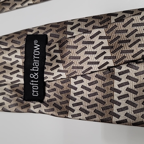 Mens Croft & Barrow Men's Tie - Picture 3 of 4